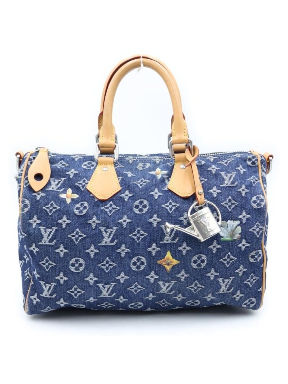 Louis Vuitton Monogram Flower Denim Speedy Bandouliere 30 2-Way Shoulder Bag